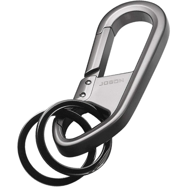 Eastor zinklegering nyckelring, stark karbinhake formad, Quick Release nyckelring, löstagbar nyckelring