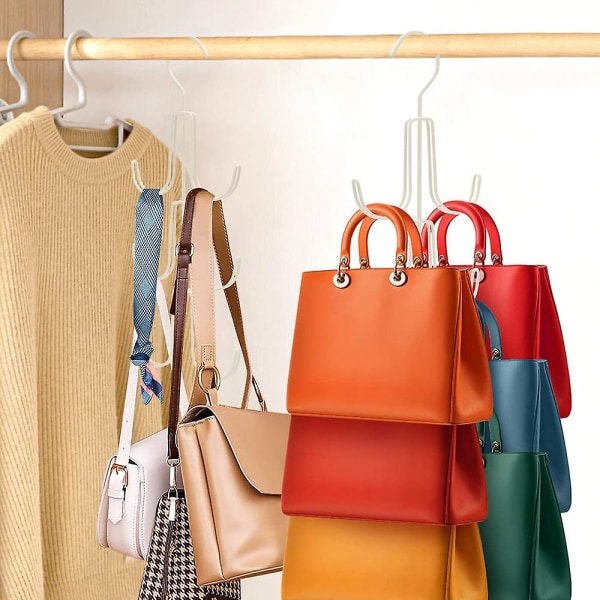 Laukun organizer, koukut laukkujen ripustamiseen Beige