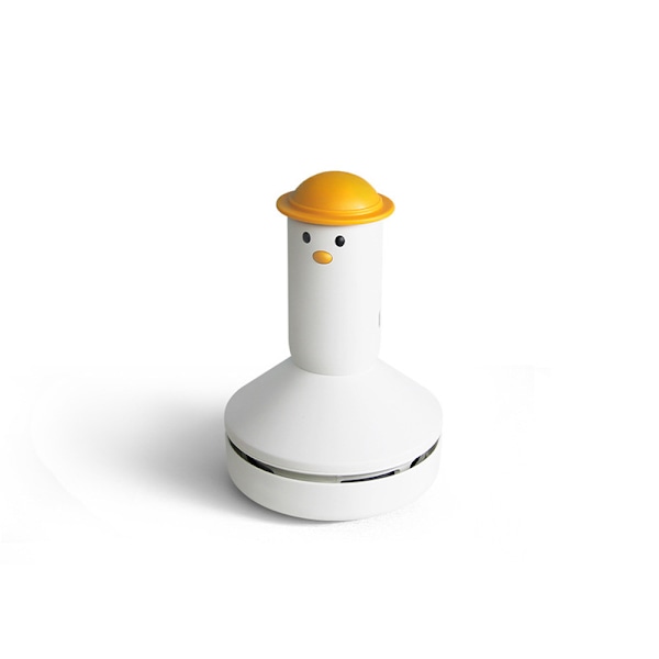Mini Fun desktop støvsuger til børn, bil, USB-opladning, lille rengøringsmaskine (hvid (uden ører)),