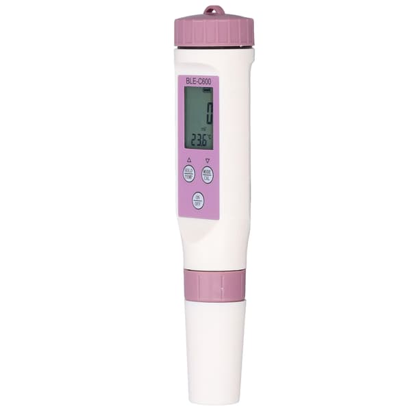 Trådløs pH-tester 7 i 1 EC ORP SG-test Baggrundsbelyst Samtidig Datavisning Vandtester