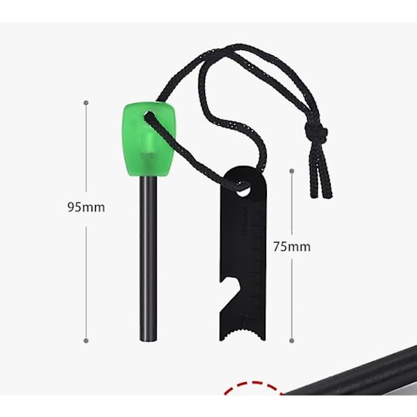 Vattentät, magnesiumstänger, magnesiumstavar, tomtebloss, 2st