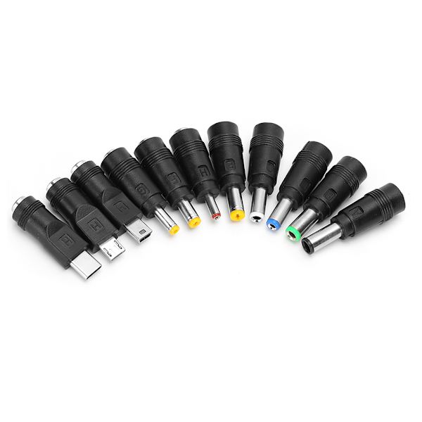 DC 5.5x2.1mm Hun til Hun Mini USB Micro USB Oplader Adapter