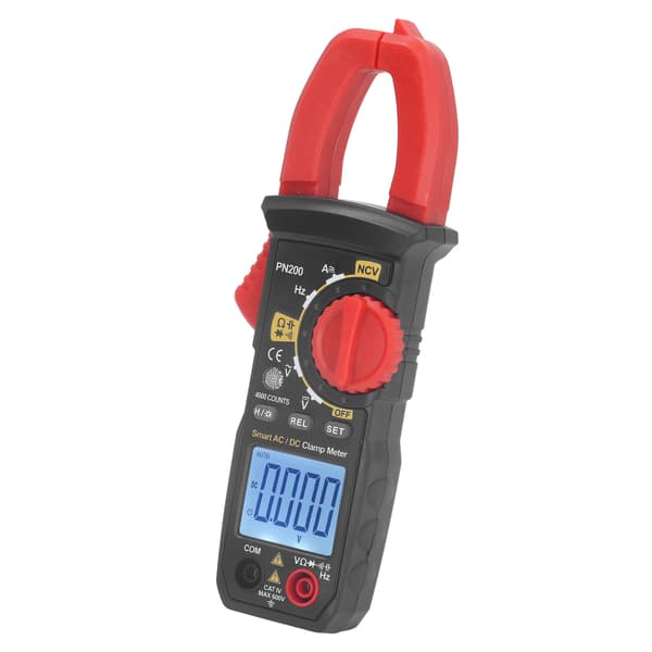 Digital Clamp Meter Multifunktion AC DC Amperemeter NCV Smart Multimeter för Testning