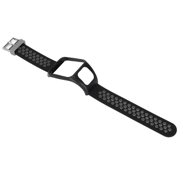 TomTom Runner 3 Adventurer Smartwatch Rem Dobbelt Farve Silikonerem Sort Grå