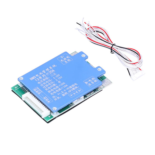13S 48V 20A lithium batteri opladerkort BMS lithium batteri beskyttelsesmodul med GP5 port