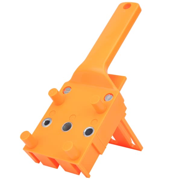 Træbearbejdning Punch Hul Locator Sæt 8 stk Bor Bits Guide Værktøj Orange