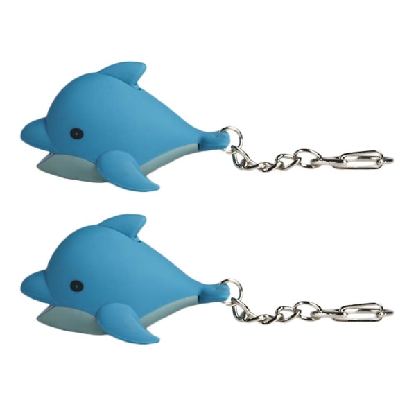 2 st Nyckelringar Fisk Nyckelringar Whale Charm Nyckelring Alla hjärtans dag present