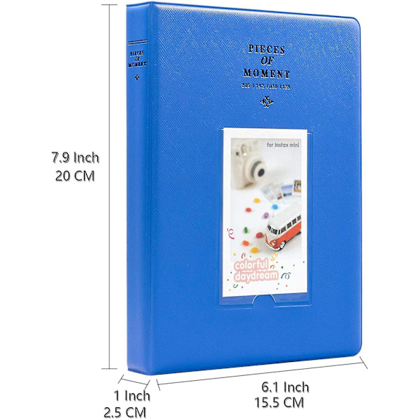 128 kpl Polaroid MINI valokuvaliite valokuvakokoelmakirja Sapphire