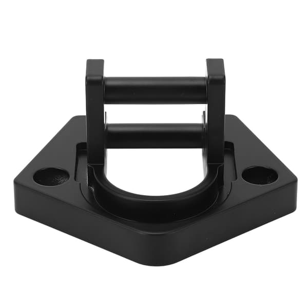 RV Markisefod 3825.RV.032922 Solid Aluminium Bundfod Sort til Sunchaser II Heavy Duty End Plug Afrundet Hardware