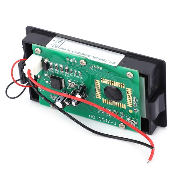 DDH 30L LCD Digitalt Display DC Voltmeter 7.5V til 19.99V