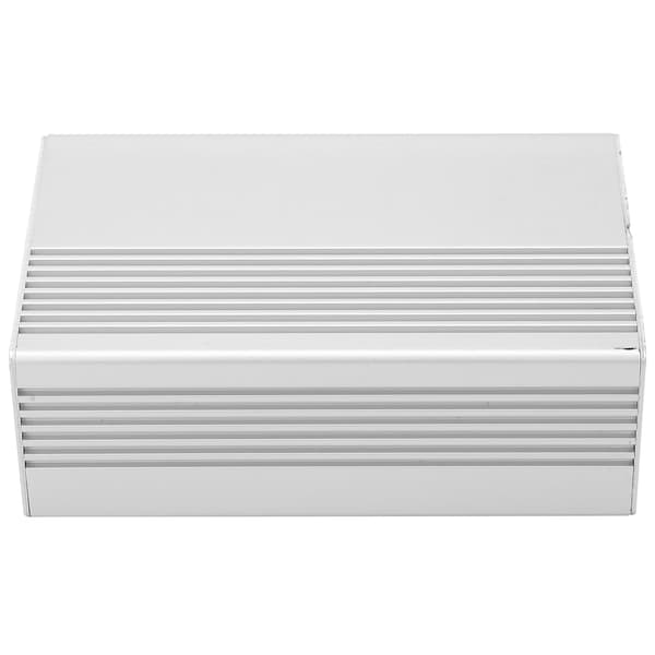Gråt aluminiumkabinet til elektroniske projekter