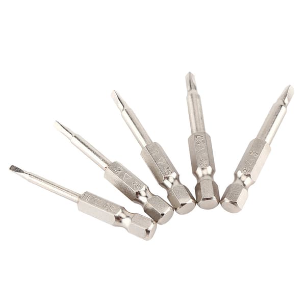 Magnetisk Skruetrækker Bits Sæt 5 stk 50mm 1 4 Tommer Hex Skaft 1 8 2 0 2 3 2 7 3 0