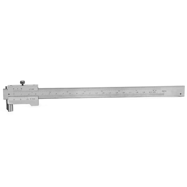 Vernier caliper måleverktøy i rustfritt stål 0-200mm