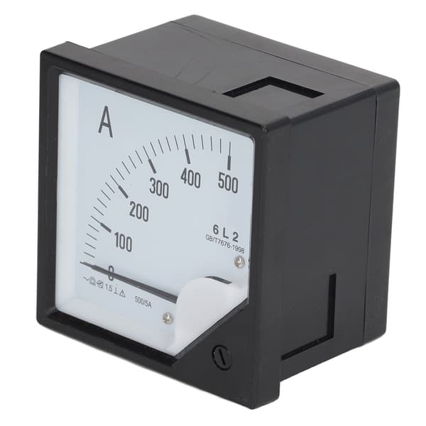 Analogt Amperemeter Pointer AC Strømmåler 0-500A Amp Tester Panel