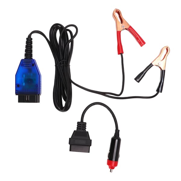 OBD2 Bilhukommelsesdata Gemmer Universal Nødstrømkabeladapter Køretøj Røde Sorte Klemmer