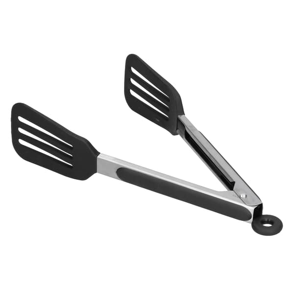 Sammenklappelig grilltang i rustfrit stål og silikone til grillkøkken