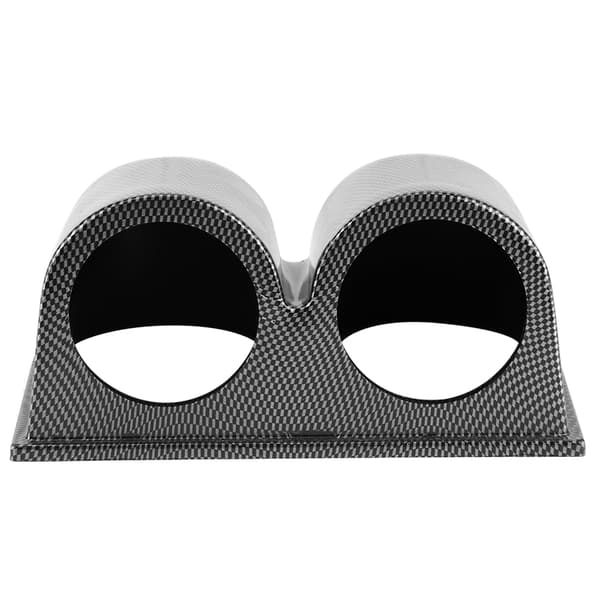 52mm/2 tommers 2-hulls målerholder Universal karbonfiber stil bil dash meter pod