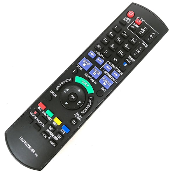 korvaava N2qayb000618 Panasonicin DVD-kiintolevytallentimeen kaukosäädin N2qayb000615 Dmr-hw100 Dmr-hw