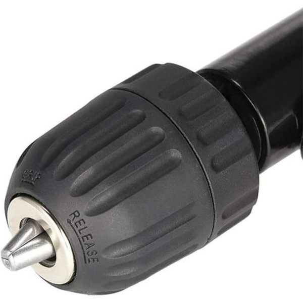 Självåtdragande 90° högervinkelchuck, snabbkoppling av armbågsborrchuckbits Skruvmejsel Vinkelhuvudchuckborradapter