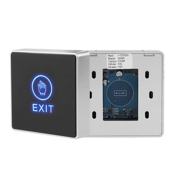 Dør Touch Exit Release Knap Switch Panel LED Lys til Dørkontrolsystem
