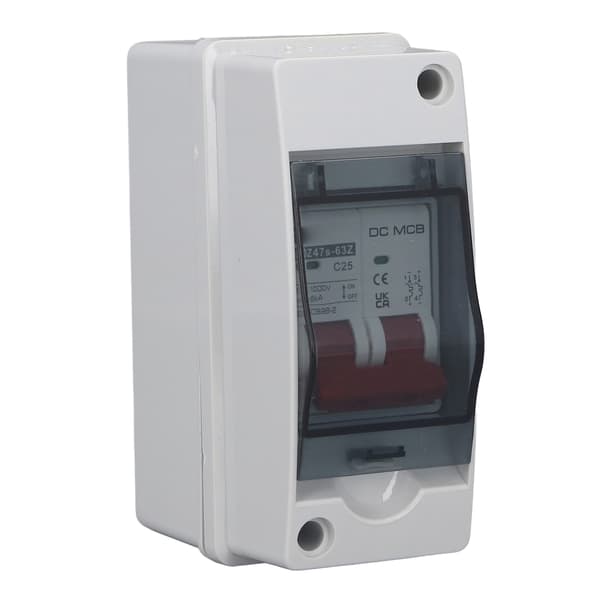 2P Solcellesystem DC Miniatureafbryder IP65 Vandtæt PV Afbryderkontakt DC1000V 25A