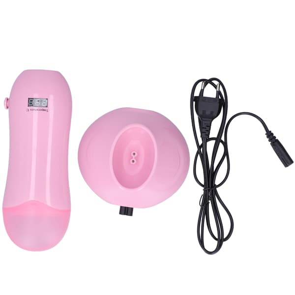 Bærbar Rosa Hårfjerningsvoksvarmer Epilator 220V EU-plugg