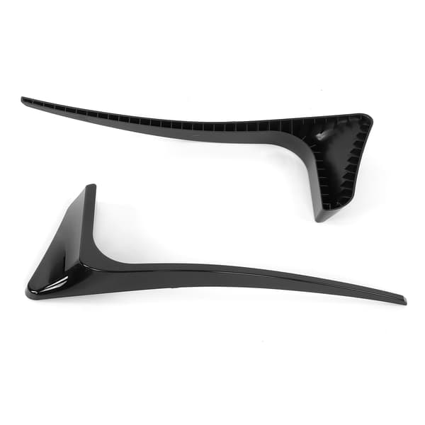Blank Sort Bagkofanger Reflektorafdækning Canards Sæt Erstatning MK7 5 GTD R 2017 2020