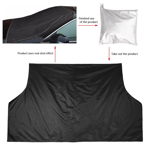 Universal Bilrude Dækken Polyester Sne Is Beskyttelse til Lastbil SUV