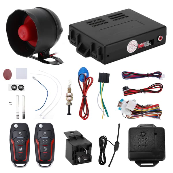 Bilens säkerhetslarmsystem 12V nyckellöst system Bilelektronik Passar alla 12V bilar