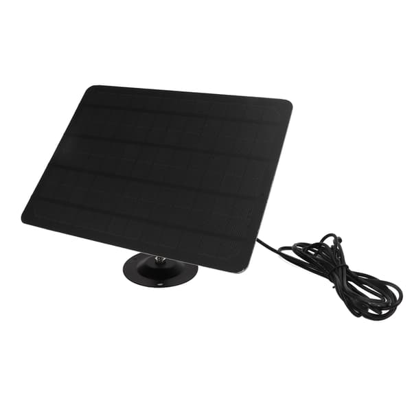 Solcellepanel Strømgenerator Panel Vanntett Panel for Bil Bobil Hjem Utendørs Sikkerhetskamera