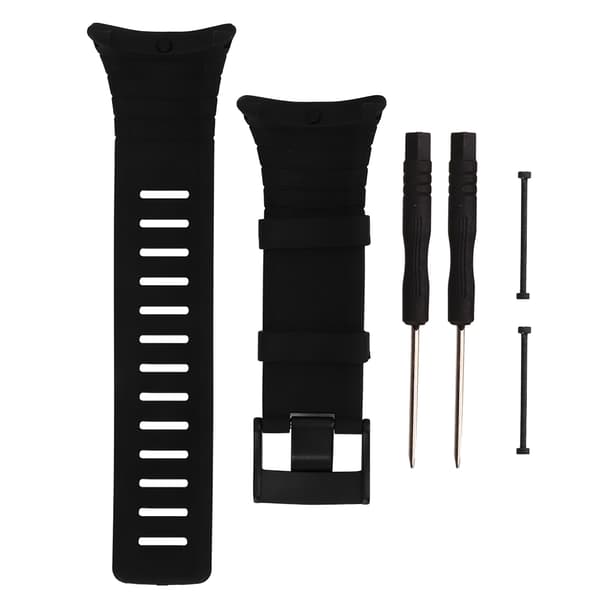 Suunto Core Black Universal Gummiklokkerem Erstatningsrem