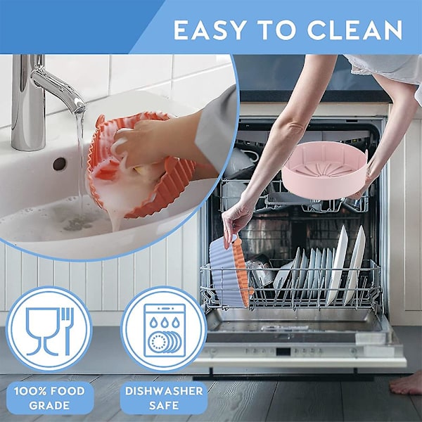 air fryer silikon bakverk pink M