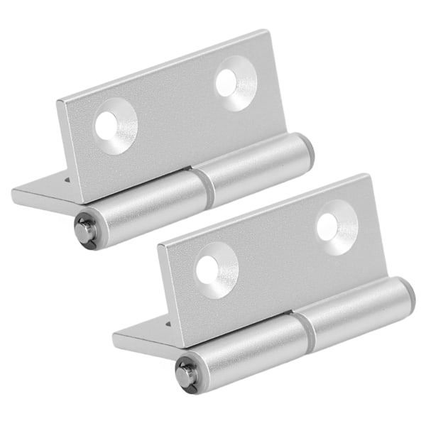 2 stk kraftige aluminiumsdørhengsler, sammenleggbare møbelhengsler med harpiksbushing