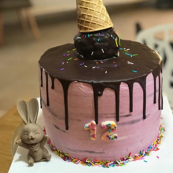 3D påskeharekanin silikonform leire såpe epoksyform kake sjokolade dekor A