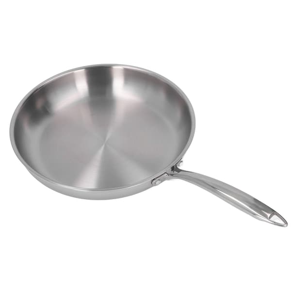 304 Rustfrit stål 3-lags non-stick omeletpande 28 cm
