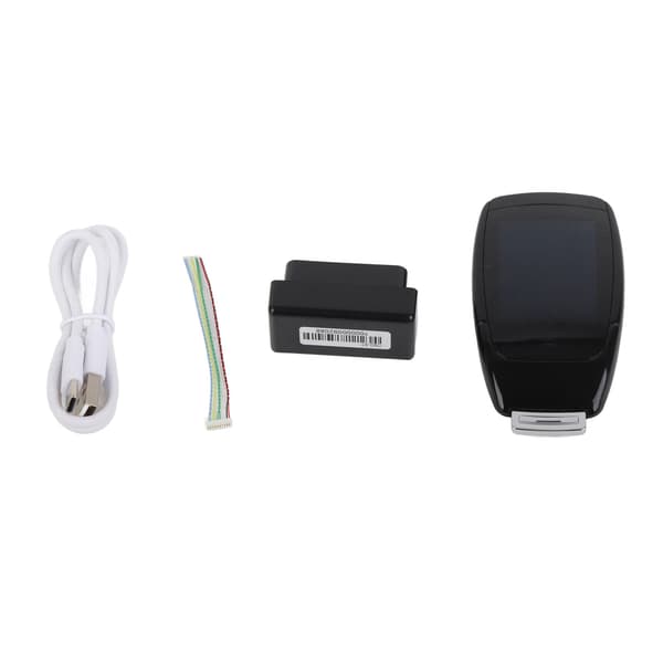 Universal TK900 LCD Smart Key Fjärrkontroll Nyckellös Start Stopp Motor Knapp Svart