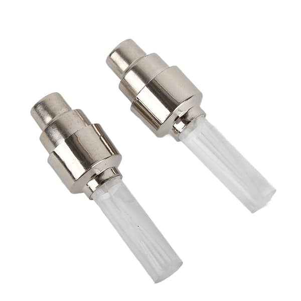 2 stk. LED Blink Dæklys Universal Farverig Cool Hjulventil Stamme Lampe til Bil Cykel Motorcykel