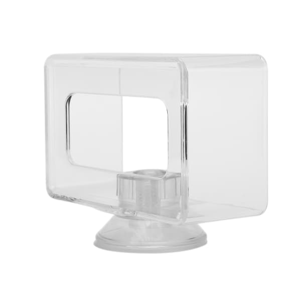 Flydende Akryl Fiskefoderring Akvarium Transparent S 6x10x4cm