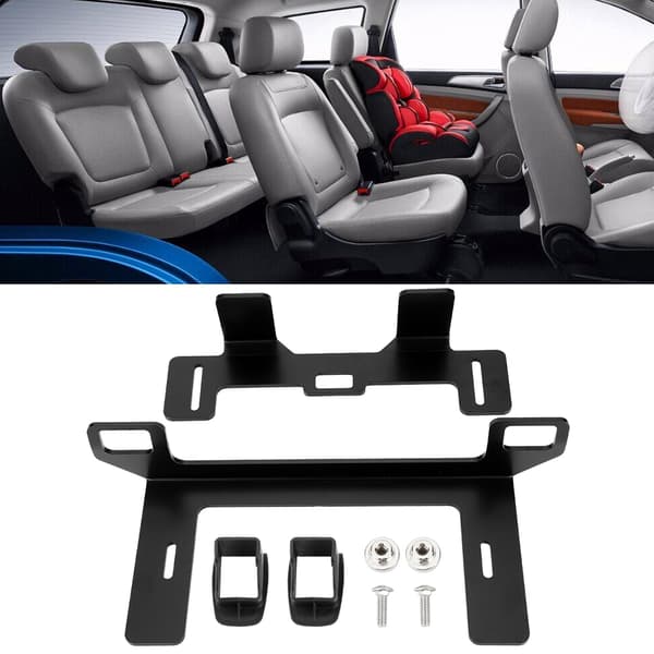 Universal ISOFIX bilbarnstolsbaslås metallfäste säkerhetsfäste