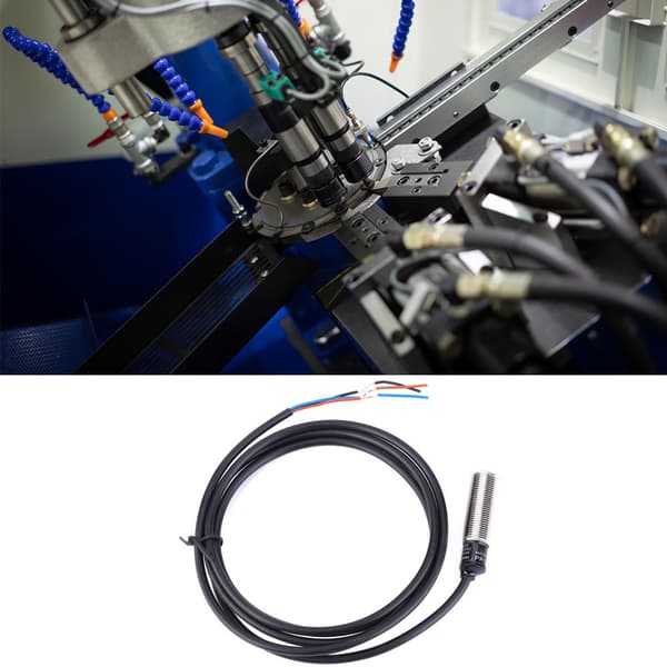 Induktiv nærhetsbrytersensor 3-leder NO NPN 10-30VDC 2mm deteksjonsområde PR12-2DN