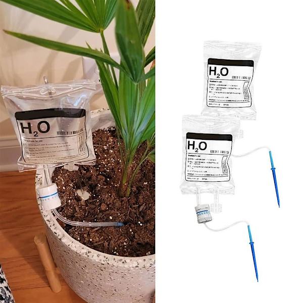 2 Pack lat krukväxt vattningsanordning