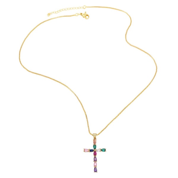 Halskæde Vintage Zircon Cross Fashion smykker Ac8877 B