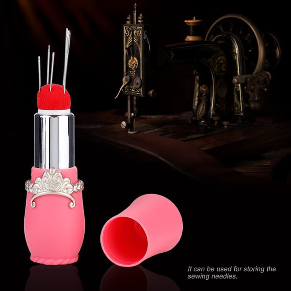 Modell leppestiftpute for synålsholder (rosarød)