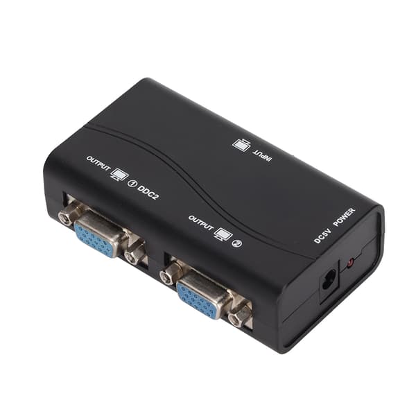 VGA-splitter 1 in 2 ut 250MHz USB-driven 1920x1440 1080P Skärmduplicering
