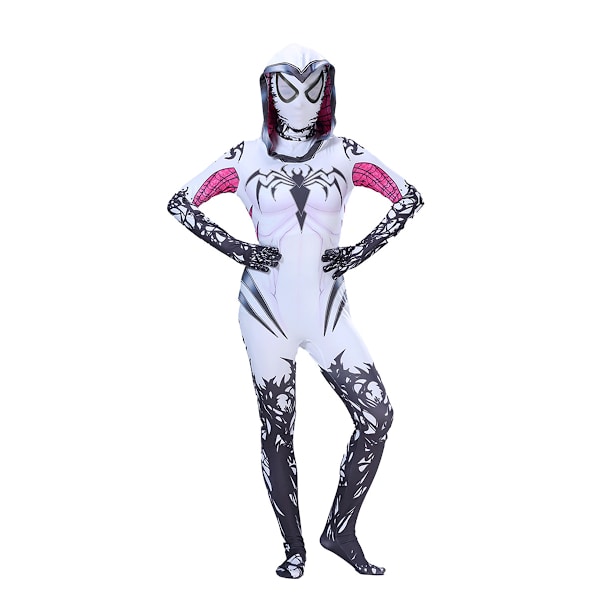 Gwen Spider-Man -hyppyasu, vanhemmat ja lapset sytyttävät sankarillisen unelman yhdessä (Venom Gwen -verkkomalli) 140