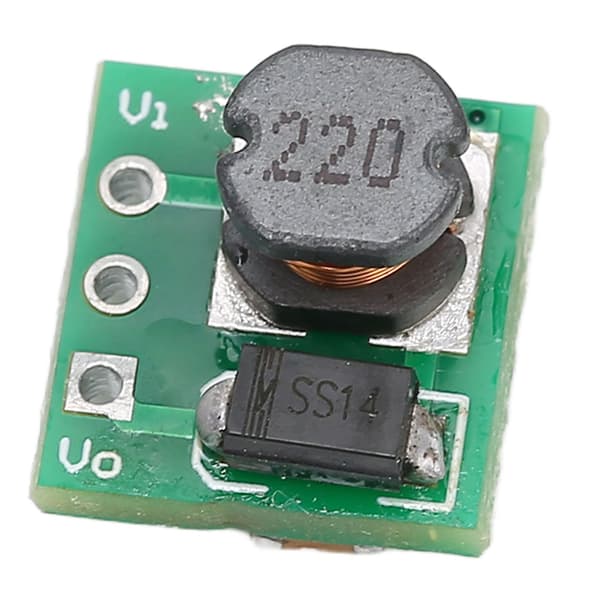 DC Boost Converter Modul 1.5V 1.8V 2.5V 3V 3.3V 3.7V 4.2V til 5V Step Up Spenningskort