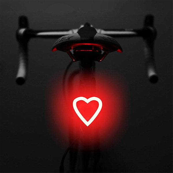 Piao multifunktions cykelbaglygte, genopladelige LED cykelbaglygter Trådløs cykelbaglygte tilbehør