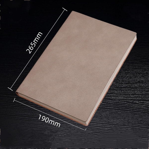 Premium A5 Classic Hardcover läder Notebookcamel