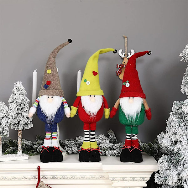 Jul Gonk Gnome Ornamenter Plys Gnome Doll