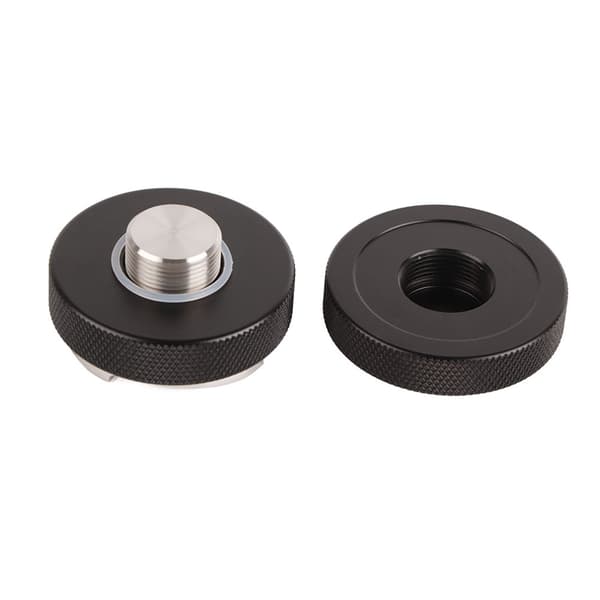 Anti-Slip Kaffetamper i Rustfrit Stål til Kommerciel Brug (58mm, Sort)
